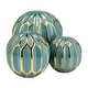 preview thumbnail 34 of 49, Accented Abstract Modern Coastal Decorative Orbs Set of 3