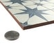 preview thumbnail 13 of 15, Merola Tile Harmonia Kings Star Blue 13" x 13" Ceramic Floor and Wall Tile