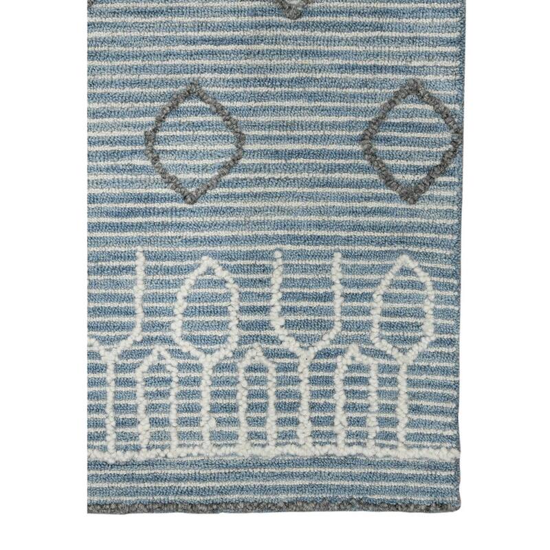HomeRoots Geometric Lodge Rectangle Area Rug