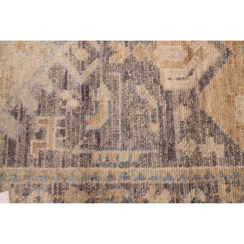 ECARPETGALLERY Hand-knotted Jules Serapi Dark Grey Wool Rug - 8'10 x 12'0