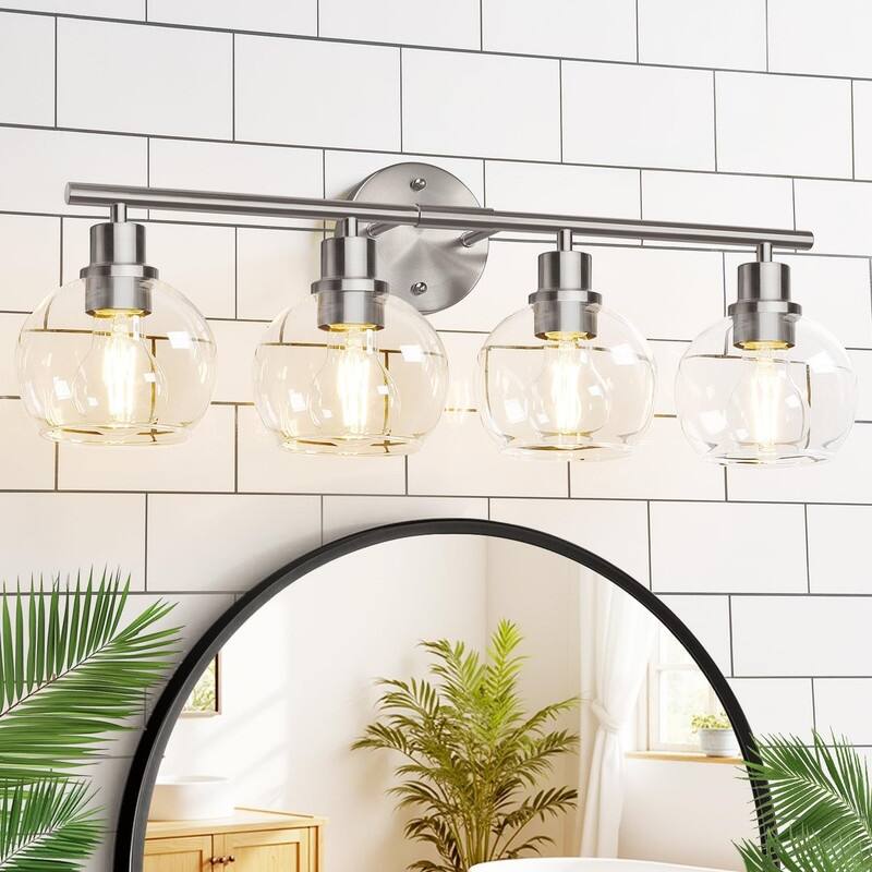 Upgrade 4-Light Bathroom Light Fixtures