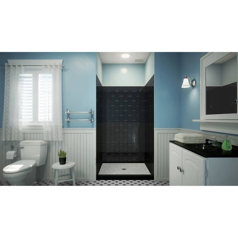 DreamLine QWALL-VS 41-1/2 in. D x 28-32 in. W x 76 in. H Acrylic Backwall Kit
