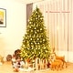 preview thumbnail 2 of 9, Costway 7.5ft Pre-lit PVC Christmas Fir Tree 8 Flash Mode - 7.5 FT