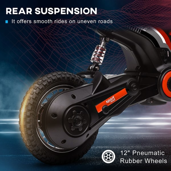 slide 2 of 7, Red Electric Dirt Bike, 24V 350W Off-Road Motorcycle, Ages 13+, 15 MPH 12-15 Years - Red