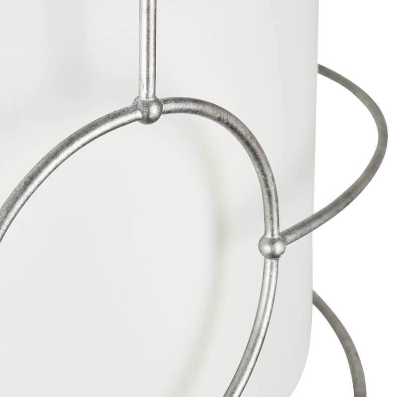Oran 3-light Antique Silver Hanging Pendant