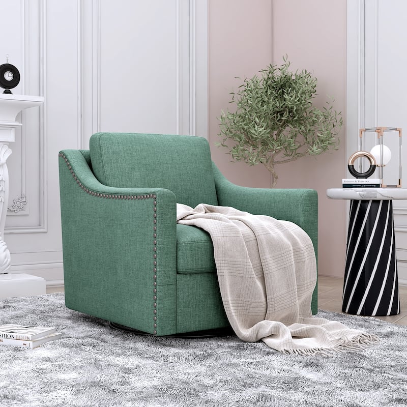360-degree Swivel Accent Armchair