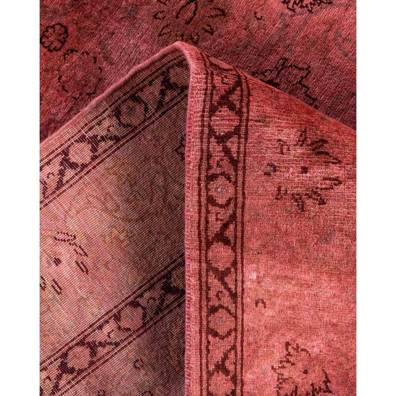 Fine Vibrance One-of-a-Kind Hand-Knotted Area Rug - Pink, 4' 2" x 6' 5" - 4' 2" x 6' 5"