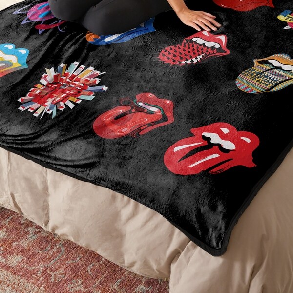 Cloud Touch Throw Blanket, Officially Licensed, Bold Band Logos