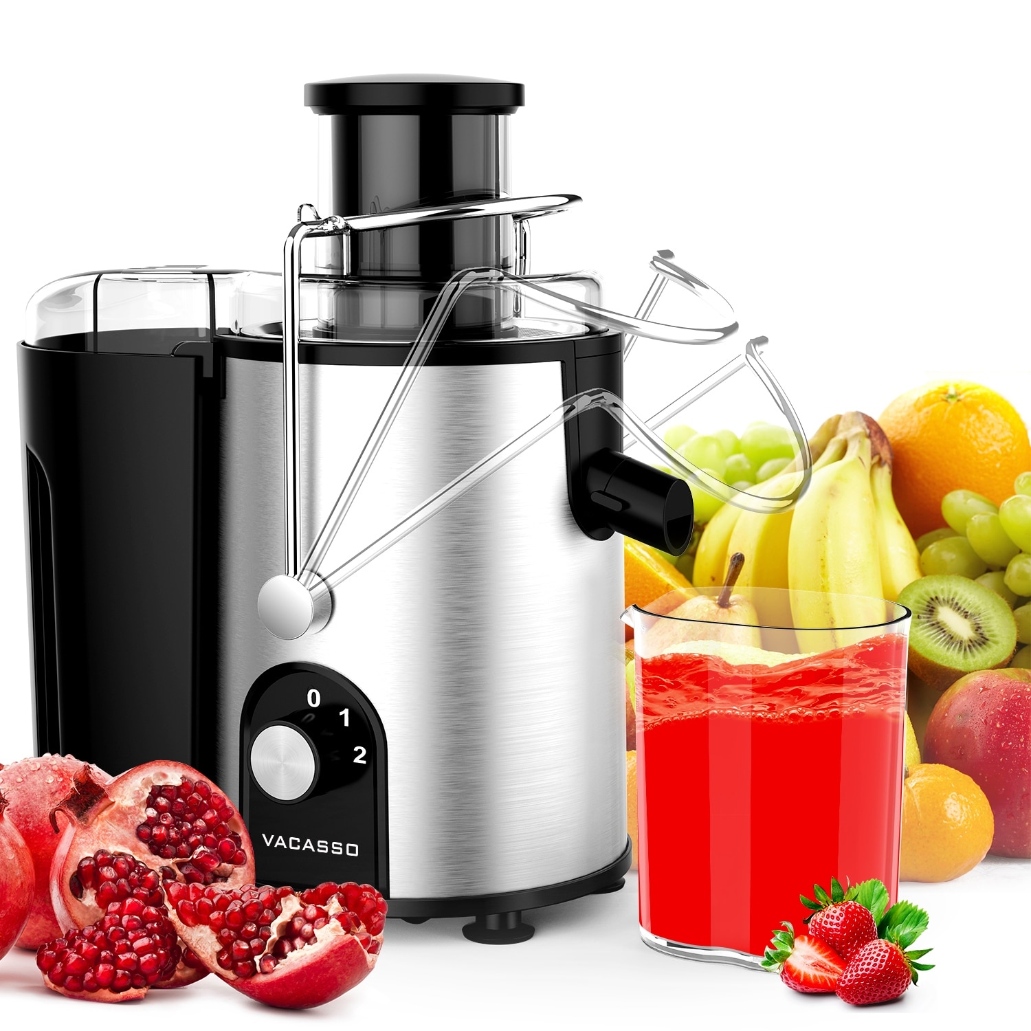 Juicer Machine Easy to Clean with 2 Speeds for Lemon Citrus