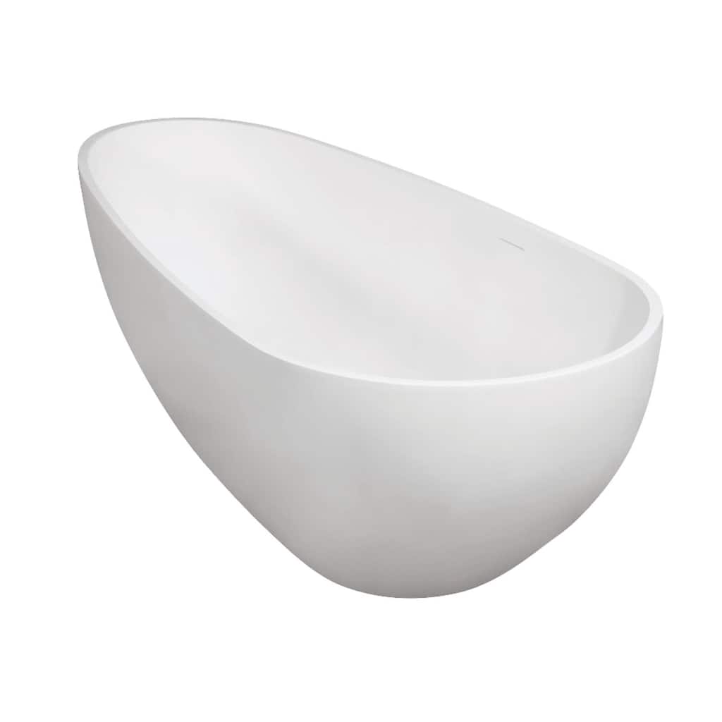 Kingston Brass VRTOV713422 Arcticstone 72" Free Standing Solid Surface