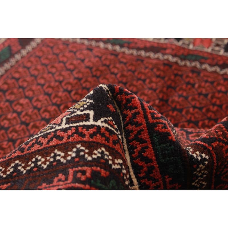 Teimani Burgundy Rug 2'11" x 4'8" - 2'11 x 4'8