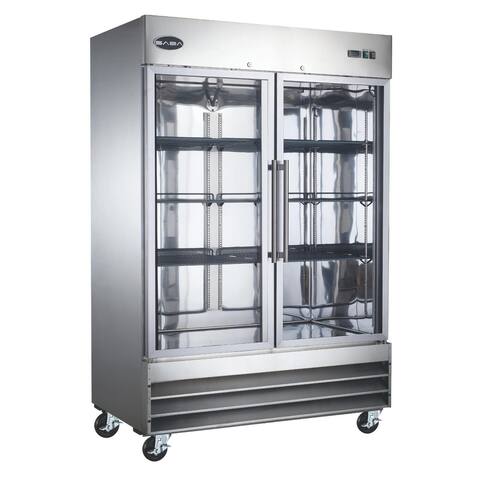 SABA - Two Glass Door Commercial Reach-In Freezer