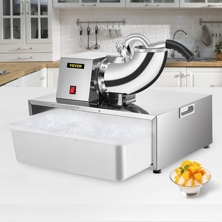 VEVOR Commercial Snow Cone Machine 500LB/H Commercial Snow Cone Maker ...