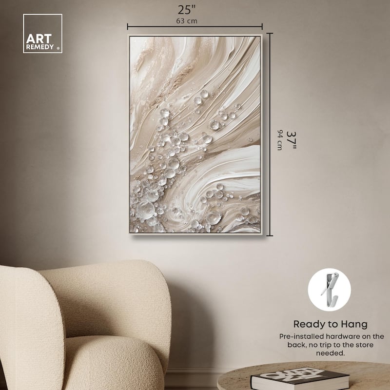 Viscous Veils III Canvas by Art Remedy