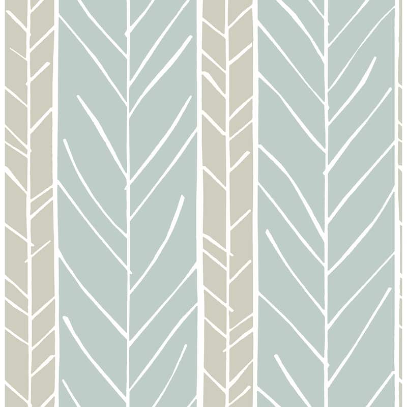 A-Street Prints Lottie Slate Stripe Wallpaper