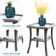 OVIOS 6-piece Rattan Wicker Patio Furniture Set Swivel Rocking Chair Set