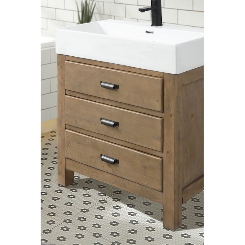Ari Bath, Ava 30" Bathroom Vanity, Reclaim Fir - 30