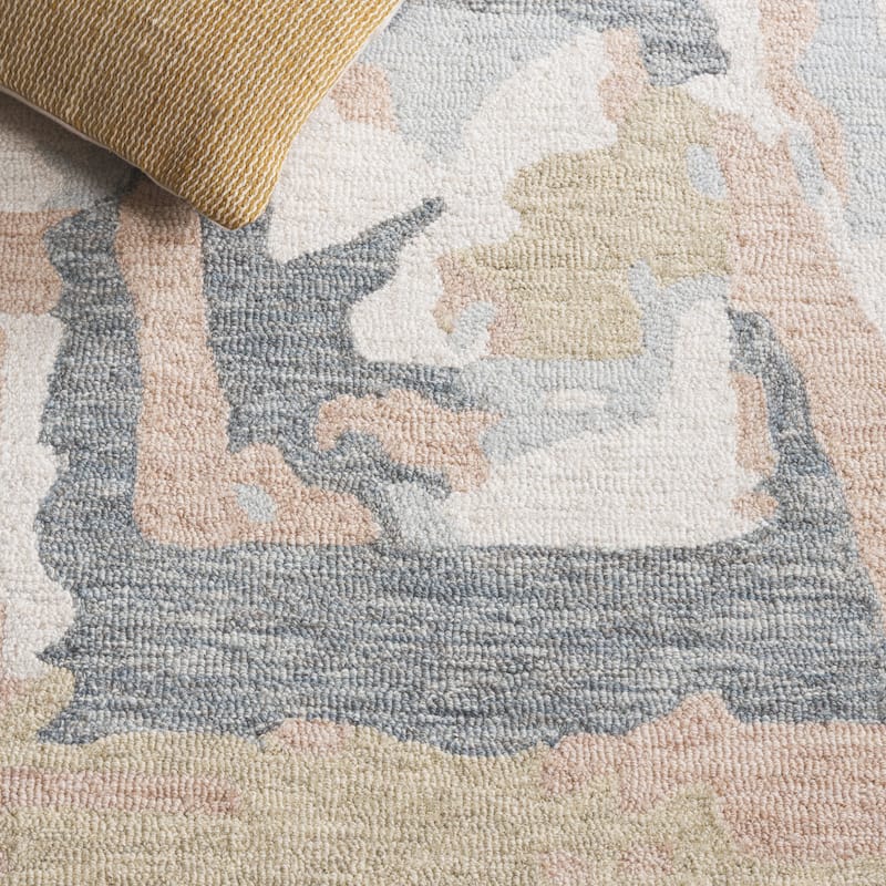 SAFAVIEH Handmade Ebony Taniusa Modern Contemporary Wool Rug