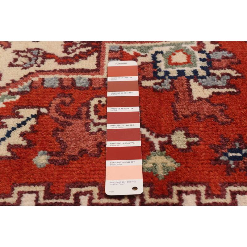 ECARPETGALLERY Hand-knotted Serapi Heritage Dark Copper Wool Rug - 7'9 x 10'2
