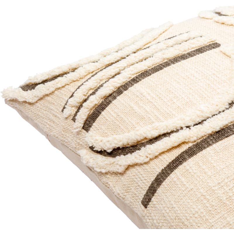 Bruce Block Printed Geometric Throw Pillow