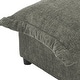 preview thumbnail 45 of 47, 39"W Oversized Chenille Comfy Cloud Chaise Lounge with Ottoman