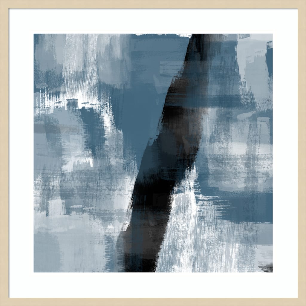 Stormy Passage by THE MIUUS STUDIO Wood Framed Wall Art Print