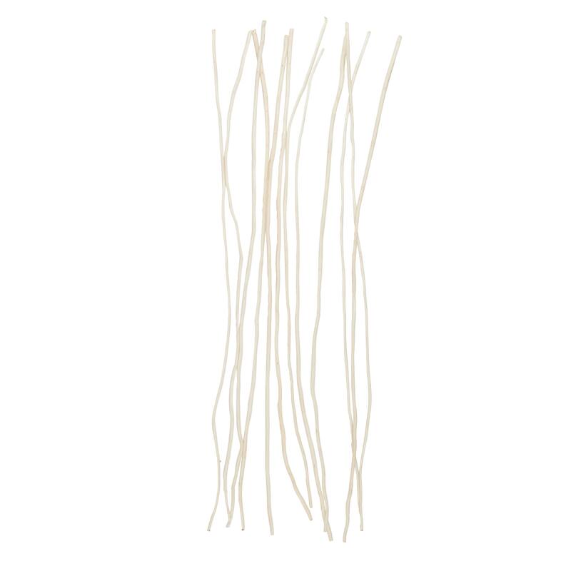 Beige Dried Plant Tall Wavy Stick Home Decor Natural Foliage