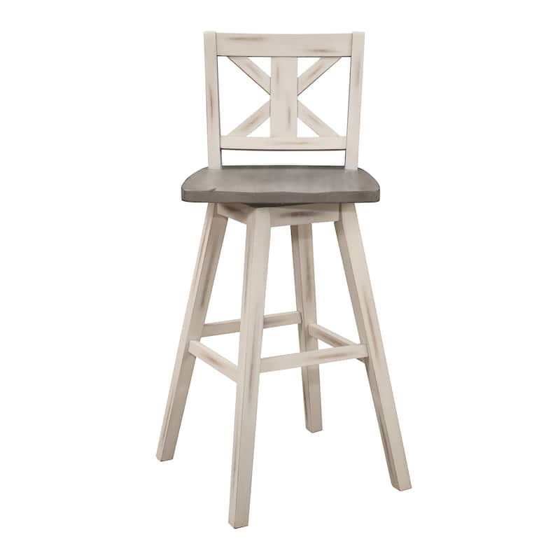 Roux Swivel Pub Height Barstool (Set of 2)