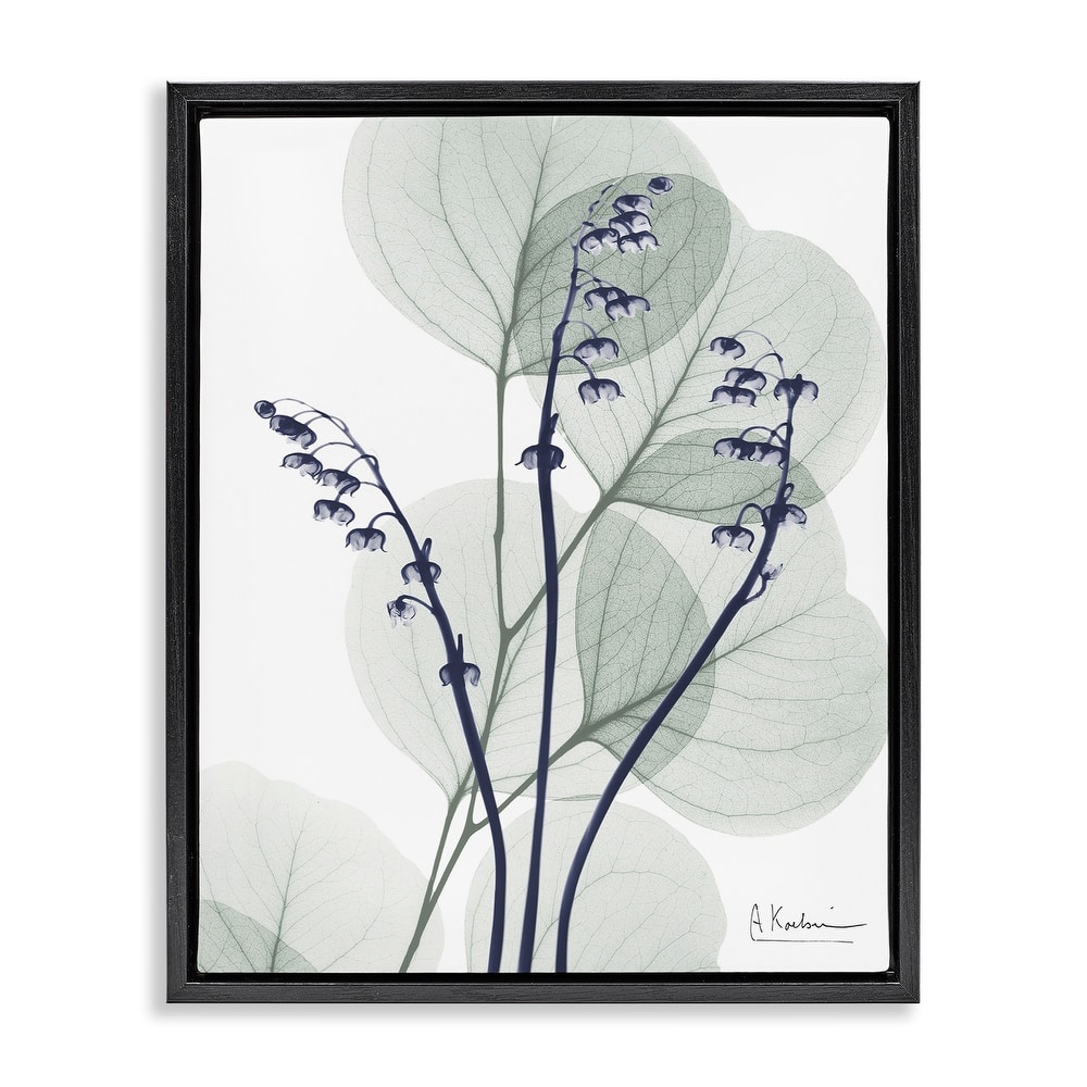 Stupell Serene Modern Eucalyptus Framed Floater Canvas Wall Art Design By Albert Koetsier