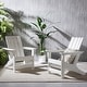 preview thumbnail 22 of 38, Encino Outdoor Adirondack Chairs (Set of 2) by Christopher Knight Home