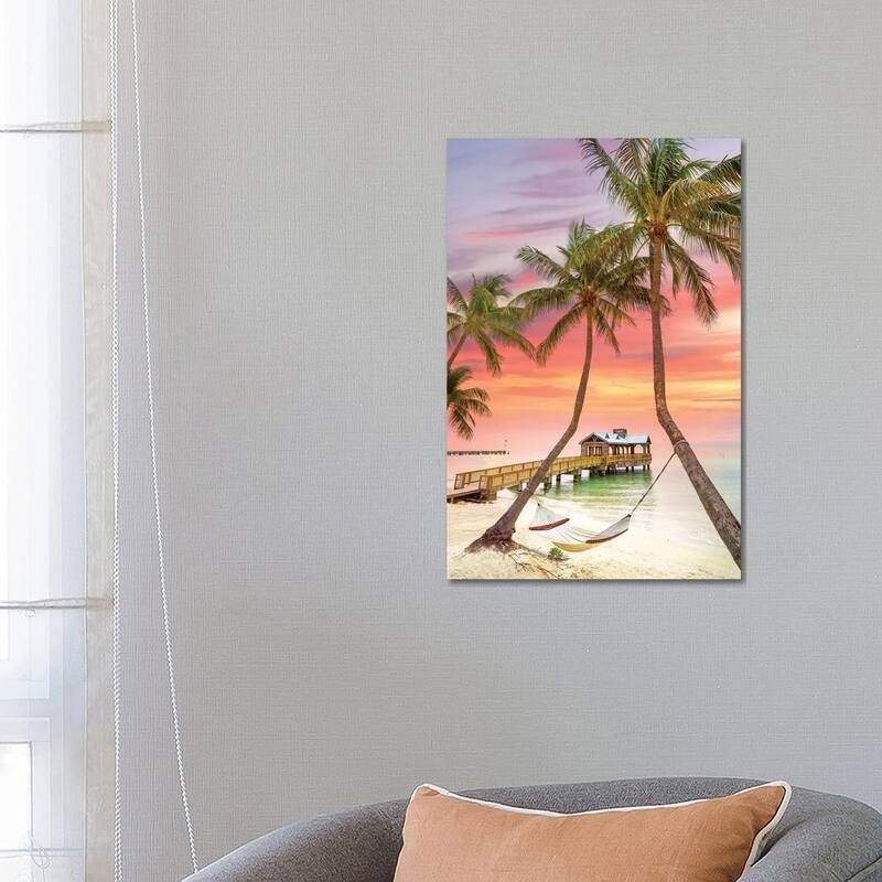 iCanvas "Relaxing Tropical Sunrise, Key West Florida" by Susanne Kremer Canvas Print - 26x18x1.5