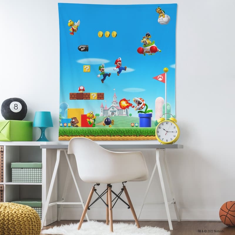 Nintendo Super Mario Tapestry by RoomMates