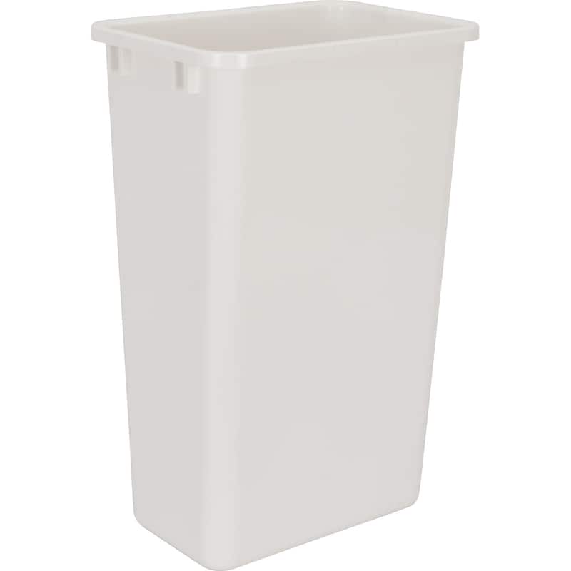 Hardware Resources 15" Top Mount Single Bin Pull Out Trash Can with