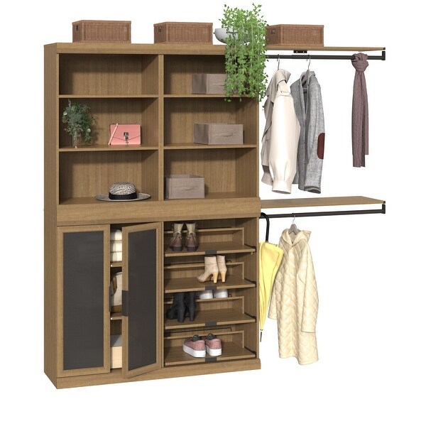 ClosetMaid Mosaics 15-Shelf 2-Door 2-Hang Rod Closet Organizer