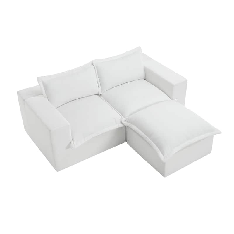 Comfy Cloud Couch Plush Modular Sectional Sofa For Living Room