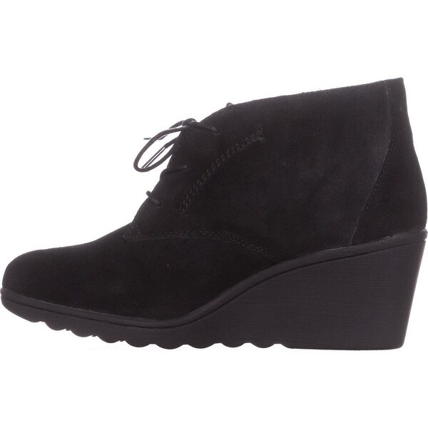 white mountain wedge booties