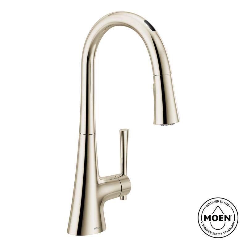 Moen Kurv Smart Faucet 1.5 GPM Single Hole Pull Down Kitchen Faucet