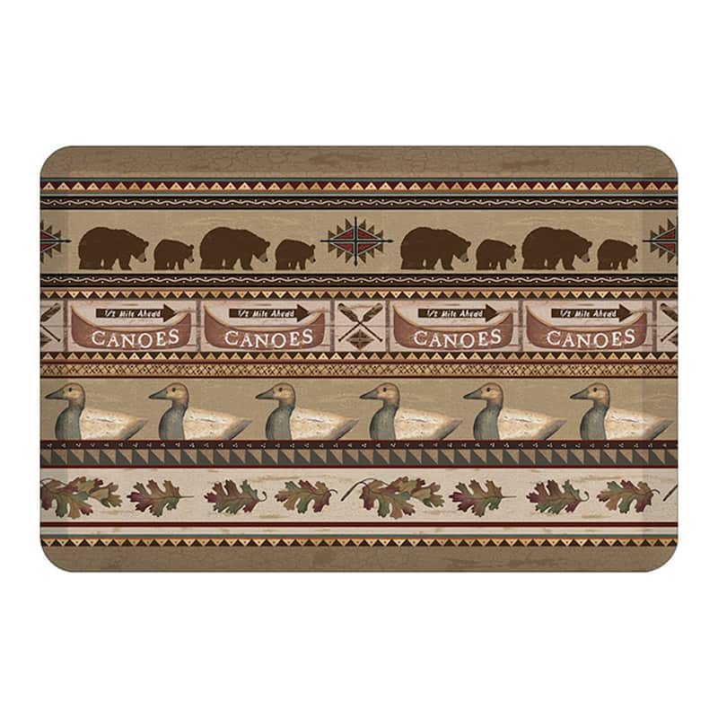 Laural Home Lodge Look 20" x 30" Kitchen Mat - 20" x 30"