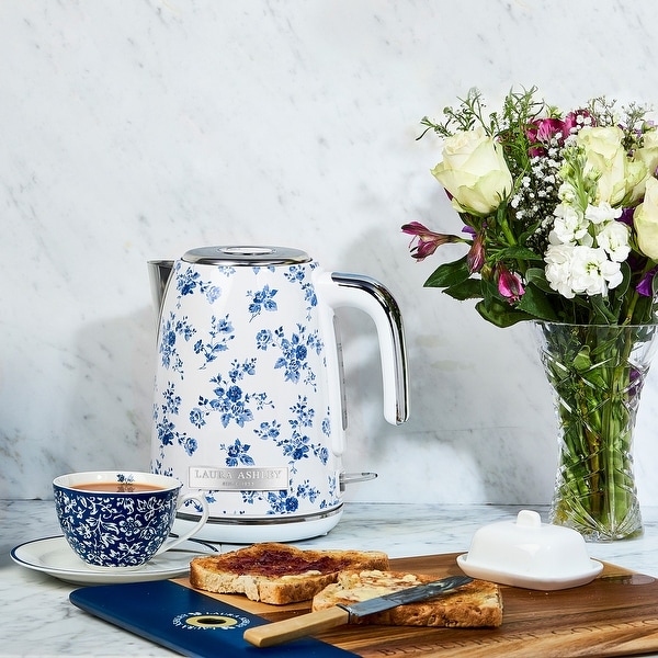 VQ Laura Ashley 1.7 Liter Jug Kettle, China Rose - Bed Bath