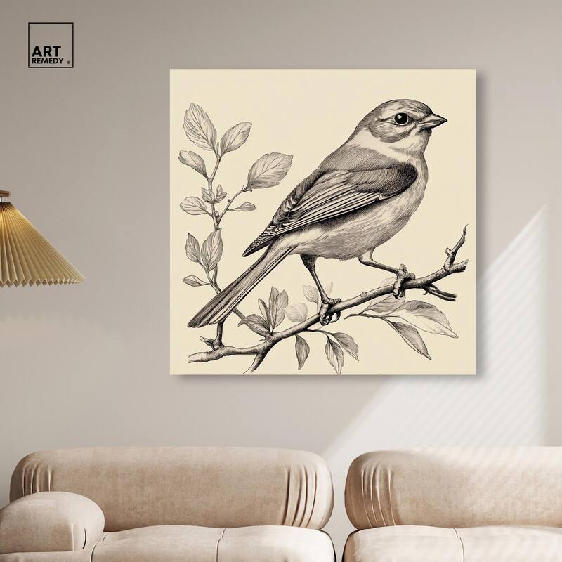 Bird's Gaze Canvas by Art Remedy, Gallery Wrapped