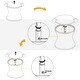preview thumbnail 8 of 18, 5 Pieces Patio Furniture Chair Sets, Patio Conversation Set With Wicker Cool Bar Table,Ottomans,Outdoor Furniture Bistro Sets