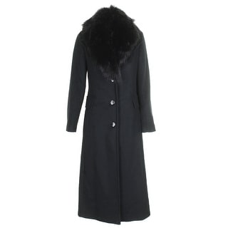 Calvin Klein Faux Fur Wrap Coat 2024 www yapim