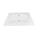 preview thumbnail 6 of 13, Luke White Porcelain Rectangular Drop-in Sink Self-Rimming with Overflow