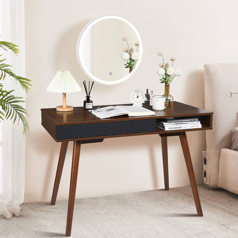42" W Home Office Desk, Modern Simple Computer Desk Study Table