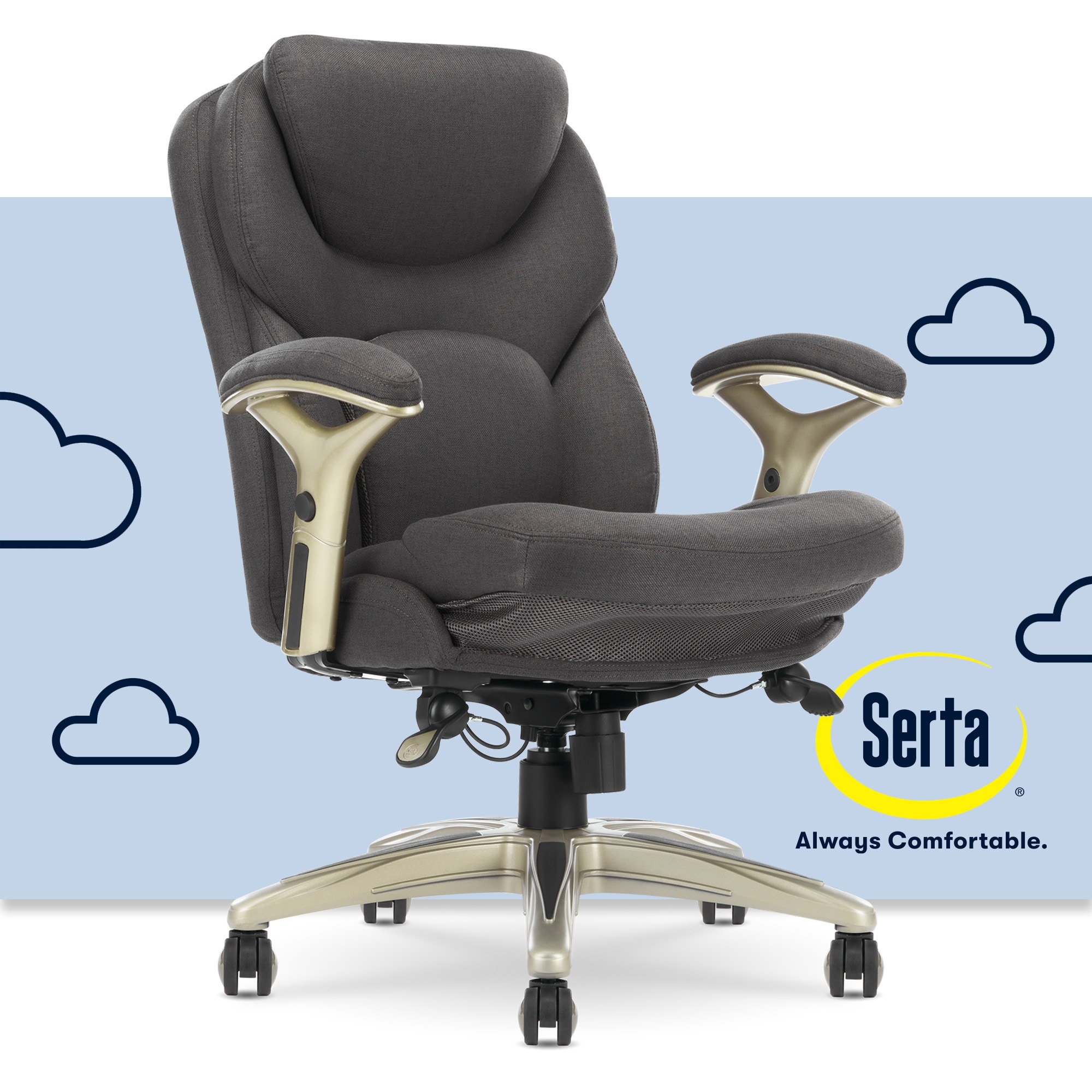 Serta massage outlet office chair