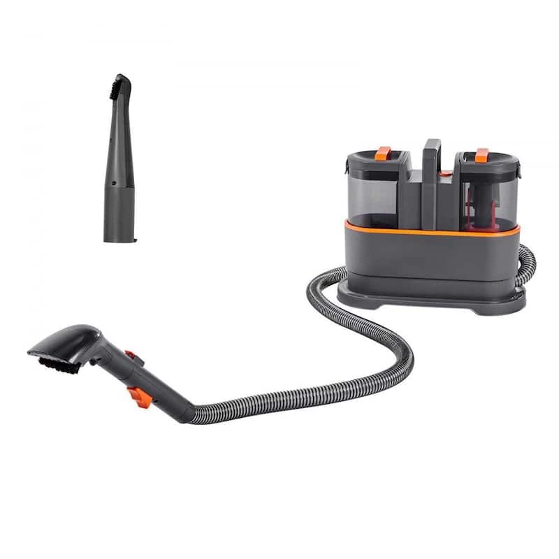 Portable Carpet Cleaner Machine with Powerful 450W Suction and Dual Tank Crevice Tool - 15.16” x 7.48” x 12.91”