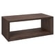 preview thumbnail 25 of 29, Osmond 58" Wide Rectangular Coffee Table Alder Brown - 48" Wide