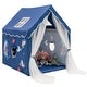 preview thumbnail 7 of 5, Kids Playhouse Large Children Indoor Play Tent w/ Cotton Mat Longer 2-4 Years