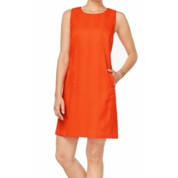 tommy hilfiger orange dress