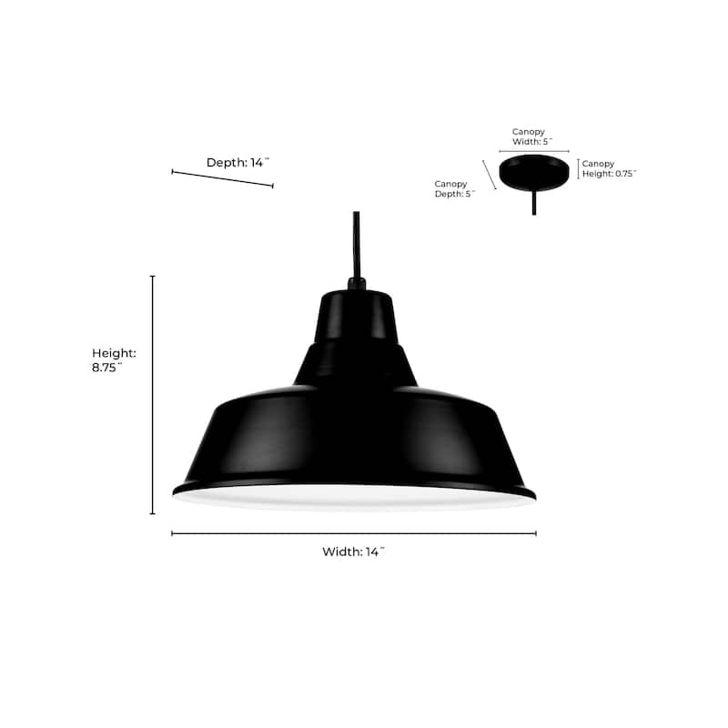 Millennium Lighting RCLWC17 R Series 17" Wide Pendant